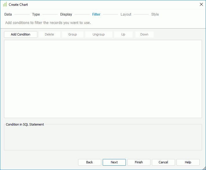 Create Query Chart - Filter