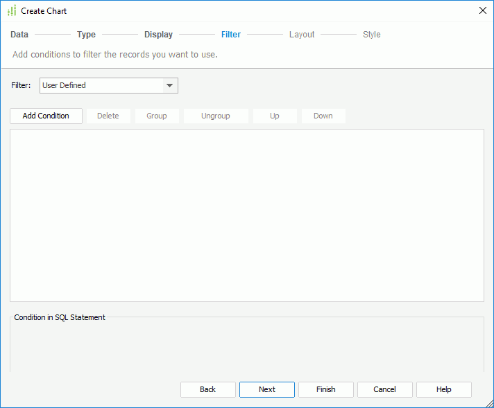 Create Chart - Filter